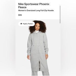 Women’s Nike Phoenix fleece zip up hoodie